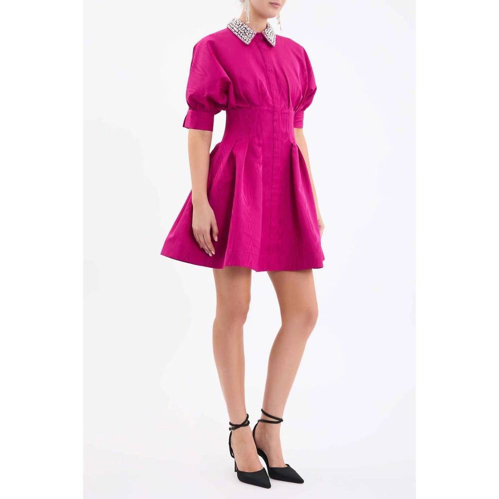 NEW REBECCA VALLANCE cynthia mini dress in berry - Picture 2 of 5